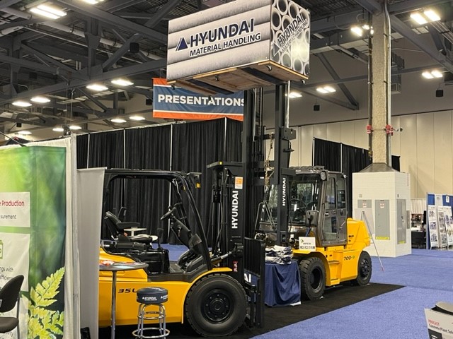 Hyundai Material Handling Makes A Big Impact At 2023 Precast Show